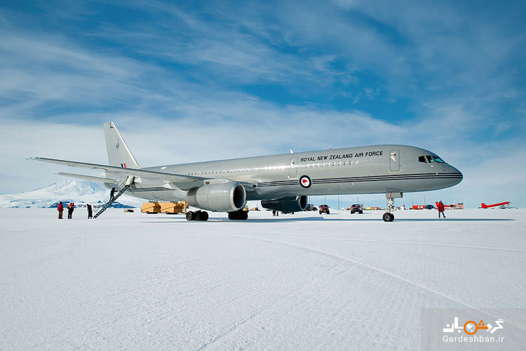 باند فرود پایگاه مک‌موردو؛باند فرودگاه یخی در قاره قطب جنوب/عکس