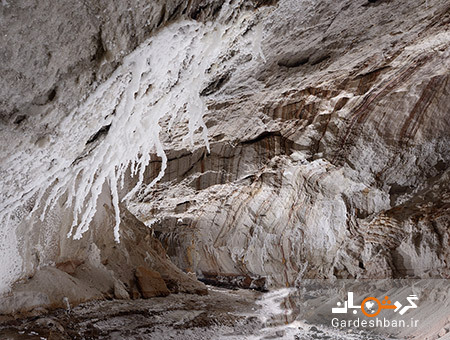 «غار نمکدان» یا «غار سه مرد برهنه» در قشم+تصاویر
