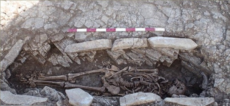 عکس/ یک گورستان منحصربه‌فرد رومی در انگلستان کشف شد