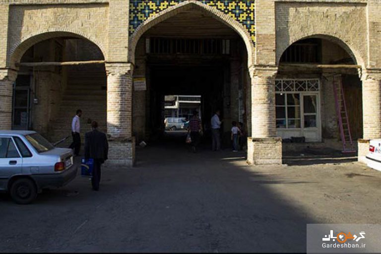 کاروانسرای قاجاری دخان در بافت قدیمی زنجان+عکس