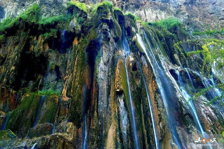 آبشار مارگون؛ بزرگترین آبشار چشمه ای دنیا در استان فارس/عکس