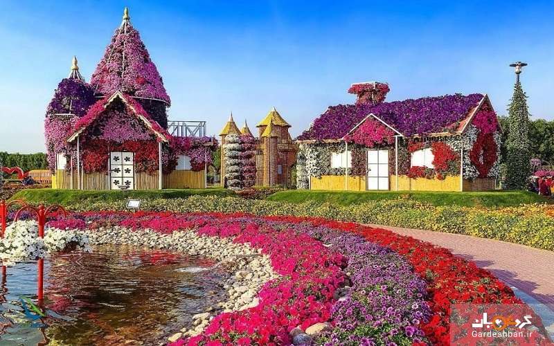 باغ معجزه دبی؛ بزرگترین باغ گل طبیعی جهان+تصاویر