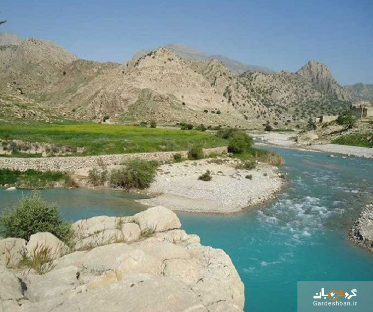 رودخانه پر آب شاه بهرام در کهکیلویه و بویر احمد/عکس