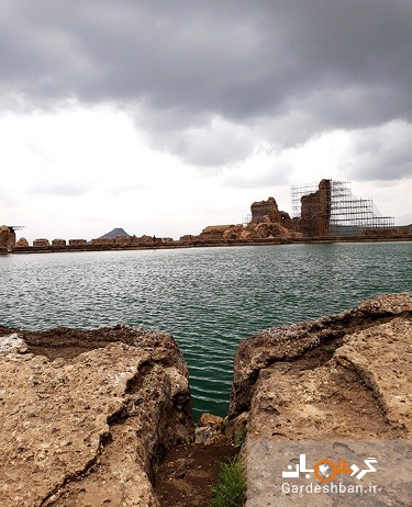 نگاهی به اسرار «دریاچه گنج» در تخت سلیمان+تصاویر