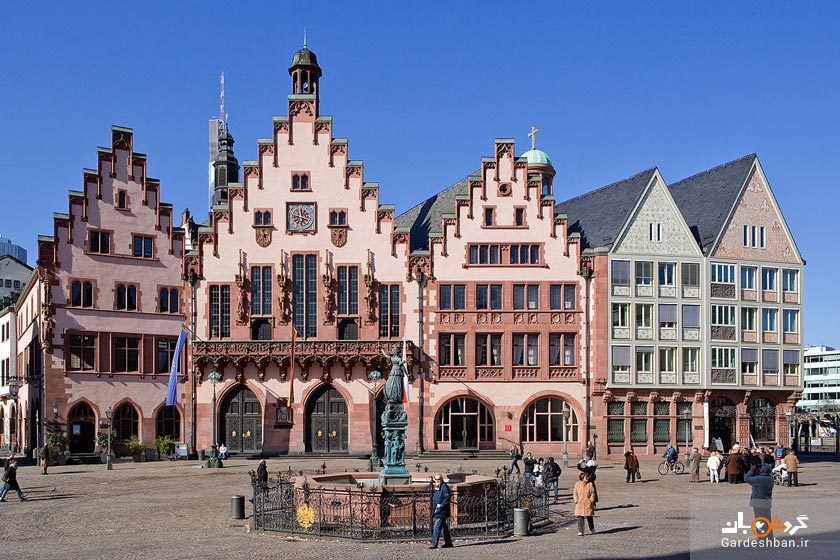 عمارت رومر، بنایی متعلق به قرون وسطا در فرانکفورت/عکس
