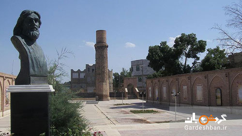 برج شمس تبریزی؛بنایی به جامانده از عهد صفویان در شهر خوی/عکس