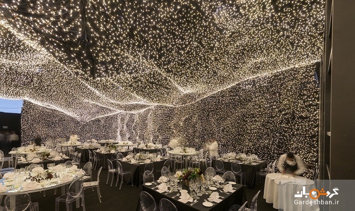 تجربه غذاخوردن در رستورانی پوشیده شده از ۲۵۰.۰۰۰ ستاره/عکس