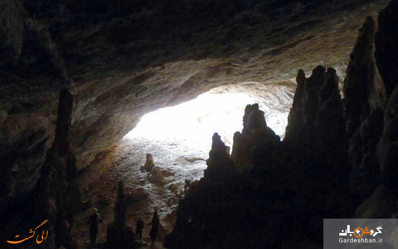 غار پشوم یزد؛بزرگترین تالار غار ایران