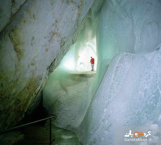 بزرگ‌ترین غار یخی جهان در اتریش/عکس