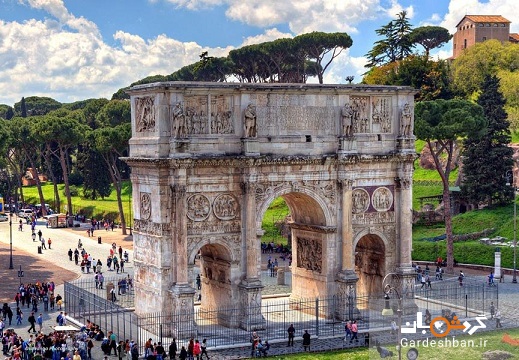 کولوسئوم و طاق کنستانتین در رم+عکس