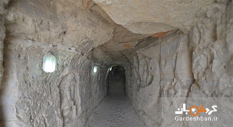 غار خربس؛ از جاذبه های باستانی قشم+تصاویر