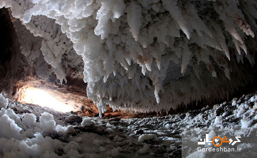 غار نمکدان قشم؛طولانی‌ترین غار نمکی جهان/عکس