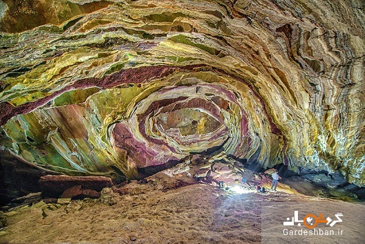 غار نمکدان قشم؛طولانی‌ترین غار نمکی جهان/عکس