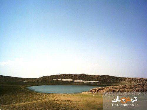 دریاچه زیبای برم فیروز در استان فارس+عکس