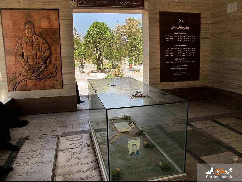 آرامگاه غلامرضا تختی در قبرستان ابن بابویه/تصاویر