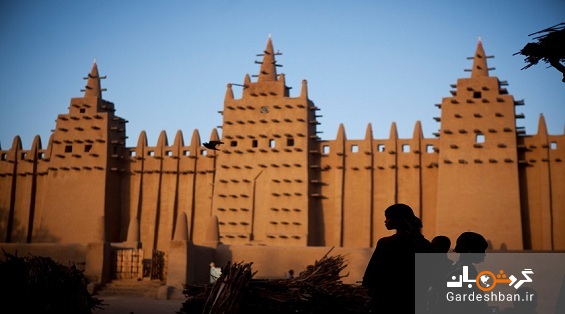 شهر 800 ساله جنه در صحرای آفریقا/عکس