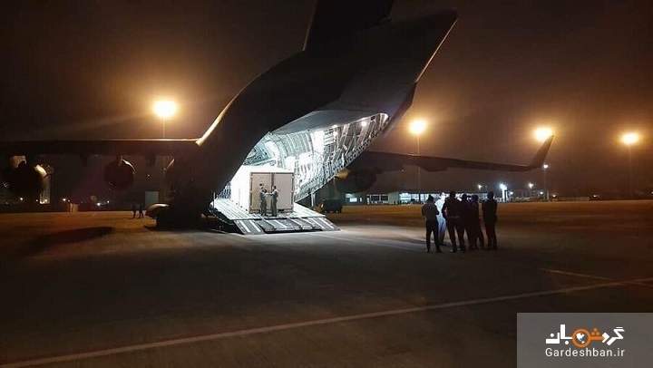 هواپیمای غول پیکر نظامی هند برای انتقال شهروندانش در فرودگاه امام خمینی(ره) + تصاویر