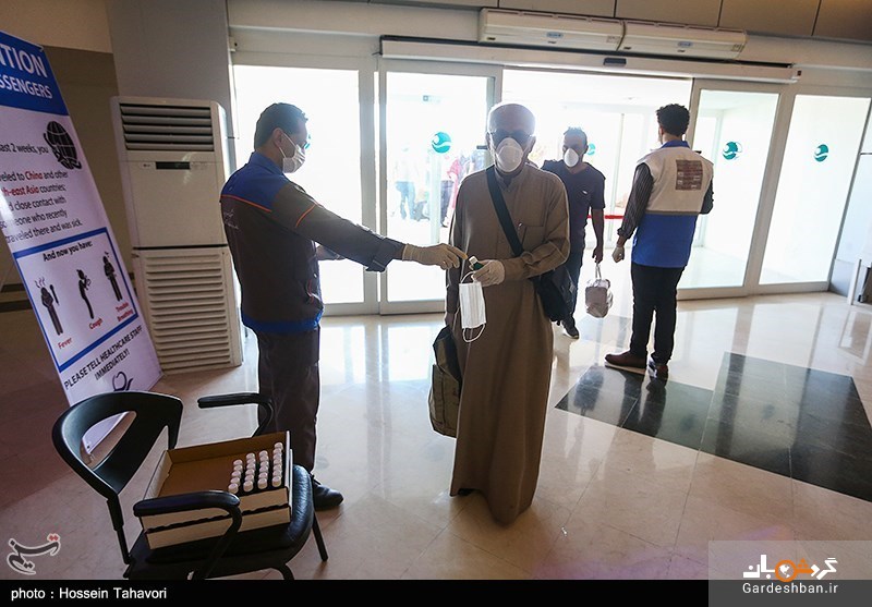 اقدامات پیشگیرانه فرودگاه کیش از ویروس کرونا+تصاویر