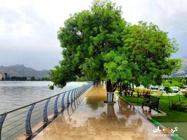 دریاچه کیو در مرکز شهر خرم آباد+تصاویر