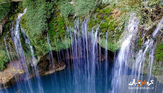 آبشار آب ملخ یکی از شگفت انگیزترین جاذبه های اصفهان/عکس