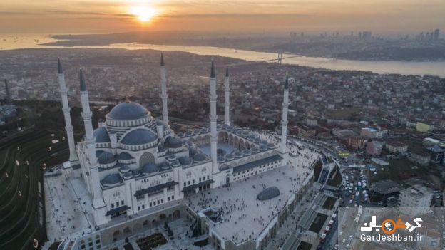 افتتاح مسجد صد میلیون دلاری با بزرگترین گنبد تاریخ ترکیه در استانبول