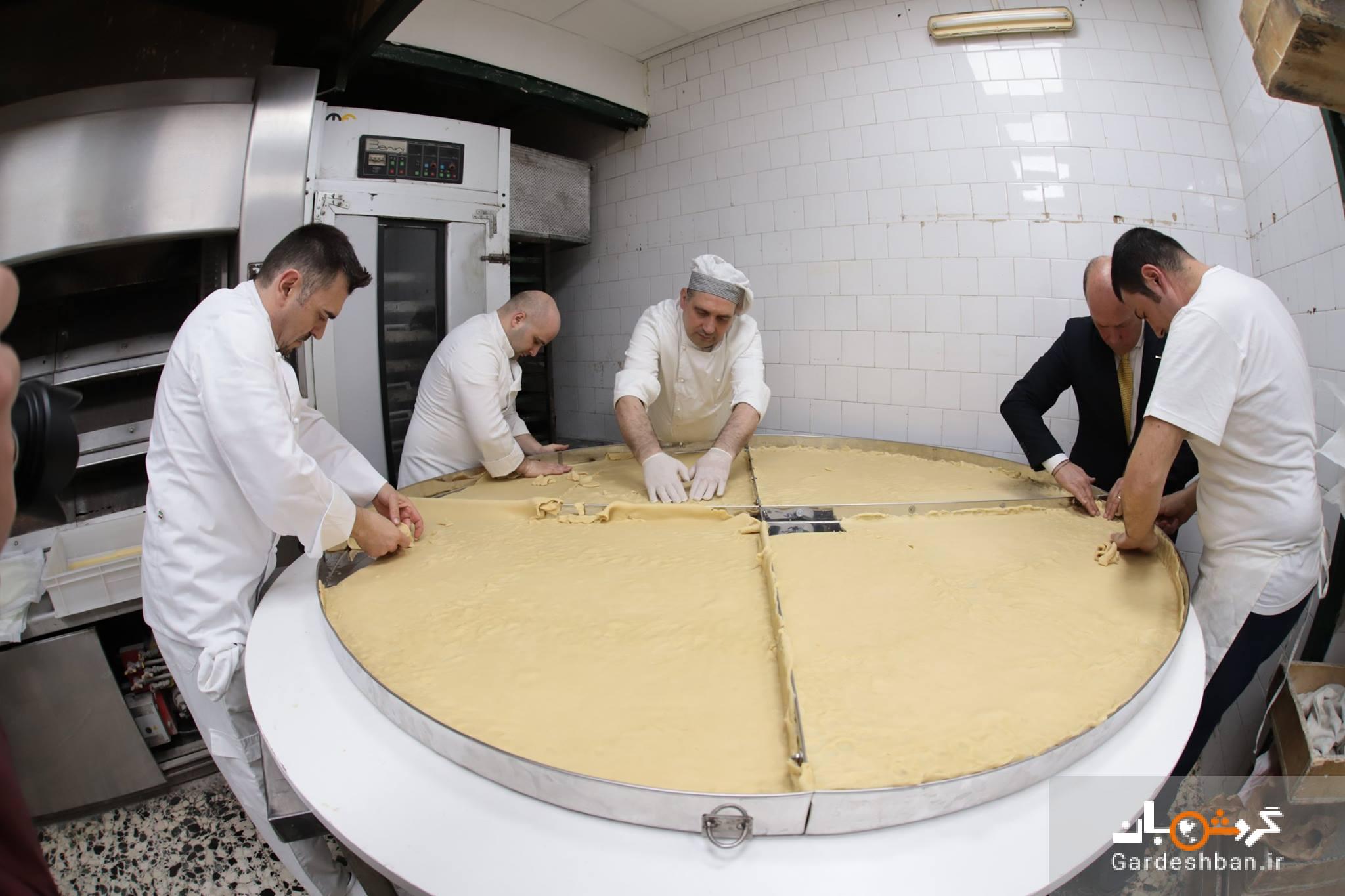 بزرگ‌ترین تارت دنیا در ناپل پخته شد/ کیکی به وزن ۳۰۶ کیلوگرم