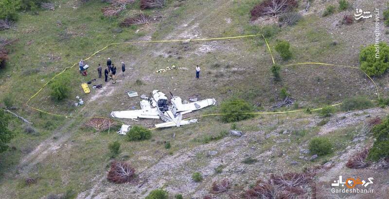 سقوط مرگبار یک هواپیما در آمریکا+تصاویر
