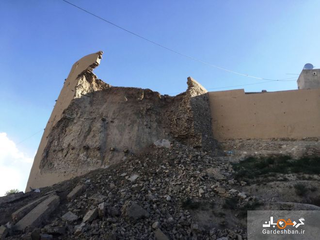 بزرگترین برج قلعه تاریخی غزنی فرو ریخت/ اینجا مرکز فرمانرویان سلسله غزنویان بود + تصاویر