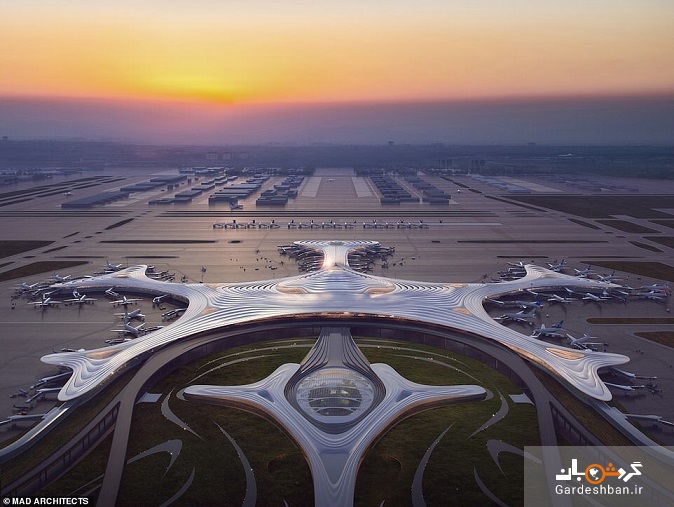 معماری خاص ترمینال فرودگاه «هاربین» چین + تصاویر