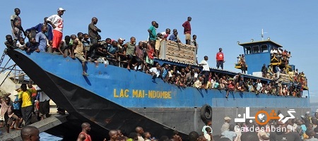 ۲۰۰ نفر بر اثر غرق شدن یک قایق در جمهوری دموکراتیک کنگو مفقود شدند