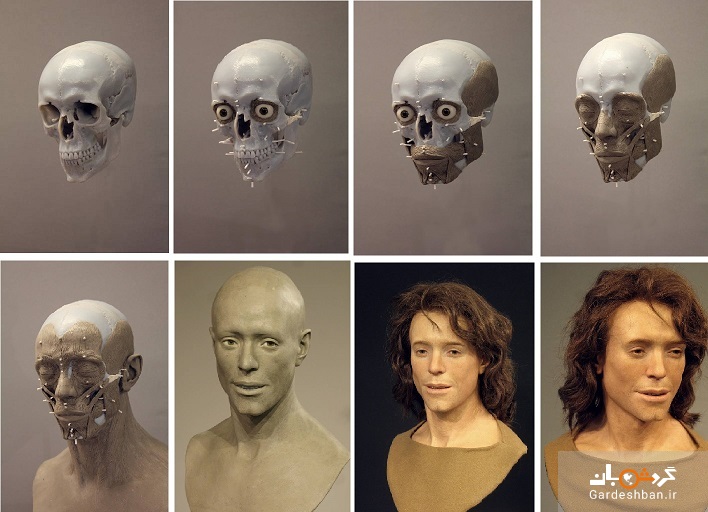 بازسازی چهره مرد سوییسی قرن هشتمی/ جوان بلندقامت با دندان‌های سالم و اسم لاتین