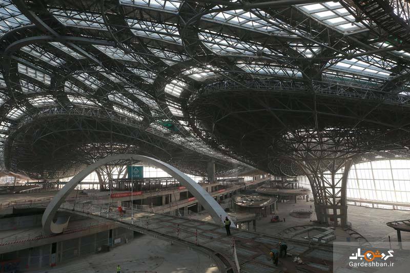 نگاهی به فرودگاه در حال ساخت داکسینگ پکن، بزرگترین فرودگاه جهان + تصاویر