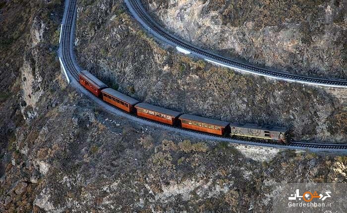 خطرناک ترین راه آهن دنیا؛ راه آهن دماغ شیطان+تصاویر