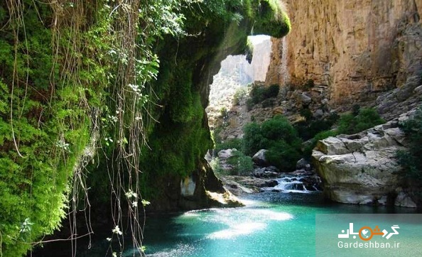 آبشار زیبای فدامی در جنوب ایران/تصاویر