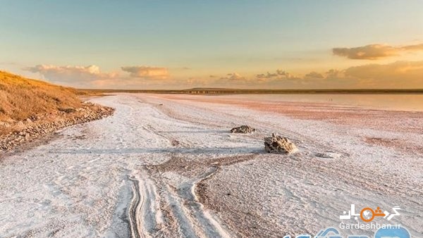 دریاچه نمک کویاشسکوی در روسیه/تصاویر