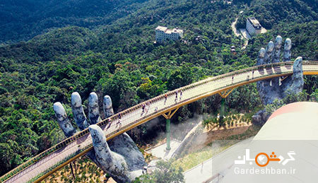 پل طلایی یا پل دست خدا؛جاذبه دیدنی ویتنام/تصاویر