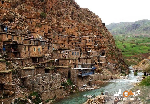 آشنایی با روستای پلکانی خارق العاده پالنگان در کردستان/تصاویر