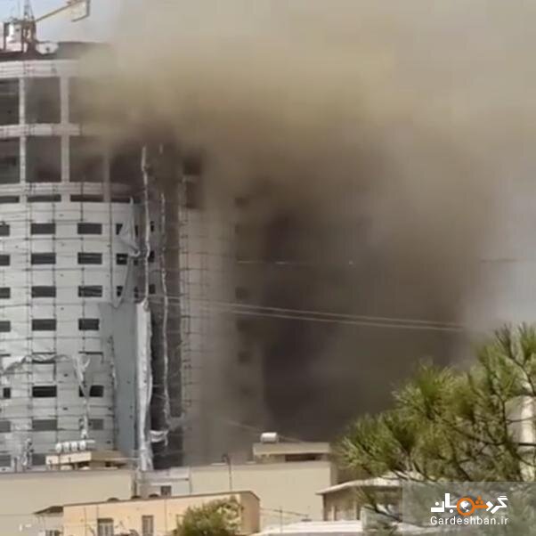 هتل آسمان؛هتل مزاحمِ ارگ کریمخان آتش گرفت +عکس