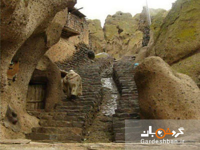 کندوان؛ یکی از 3 روستای سنگی - صخره‌ای دنیا+تصاویر