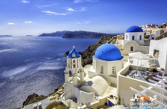 جزیره زیبای سانتورینی؛جزیره سفید یونان + تصاویر