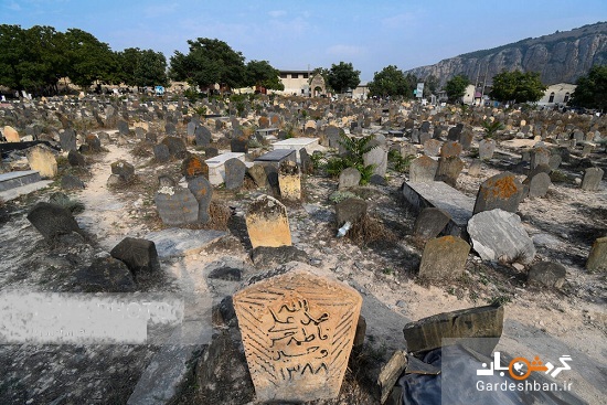 قبرستان جالب و دیدنی سفید چاه در بهشهر +تصاویر