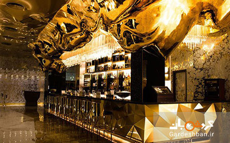 رستوران فوق لاکچری طلاکوب در طبقه 27 برج العرب/تصاویر