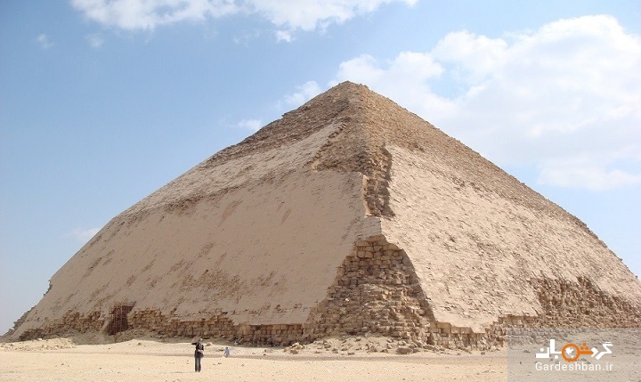 هرم خمیده، عجیب‌ترین هرم مصر، در معرض بازدید عمومی قرار گرفت + تصاویر