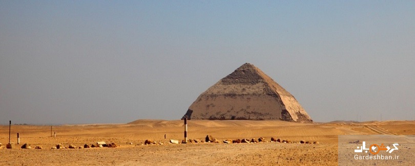 هرم خمیده، عجیب‌ترین هرم مصر، در معرض بازدید عمومی قرار گرفت + تصاویر