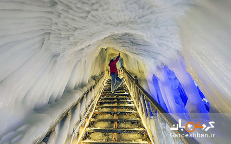 در سفر به چنین از بزرگ ترین غار یخی دیدن کنید/تصاویر