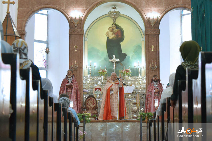 تصاویر مراسم عید عروج حضرت مریم در کلیسای تاریخی مریم مقدس