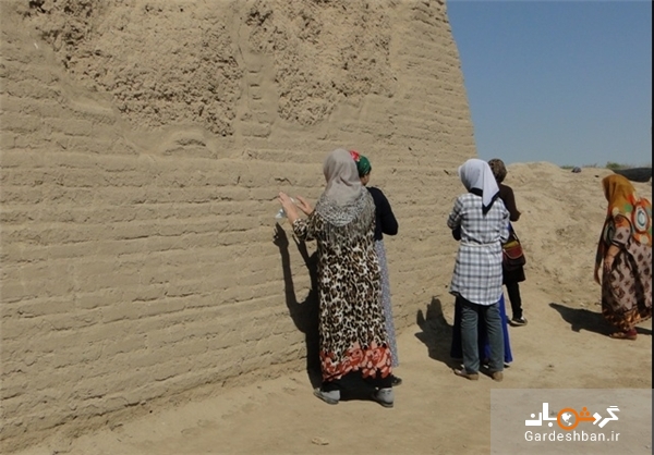 دیواره‌های بجا مانده از خانه امام رضا در مرو+تصاویر