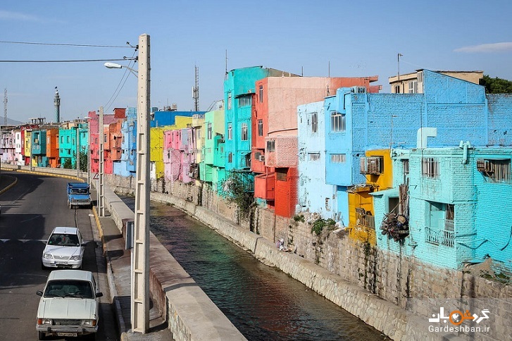 محله متفاوت و رنگین کمانی قزوینی‌ها + تصاویر