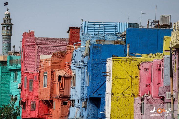 محله متفاوت و رنگین کمانی قزوینی‌ها + تصاویر