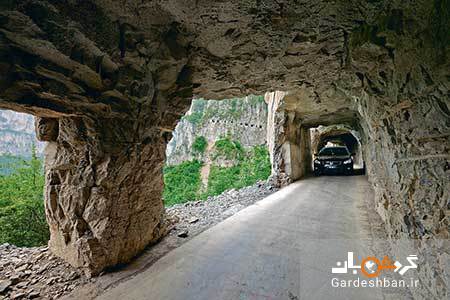 جاده تونلی گولیانگ؛ گذرگاهی ترسناک بالای کوه!+تصاویر